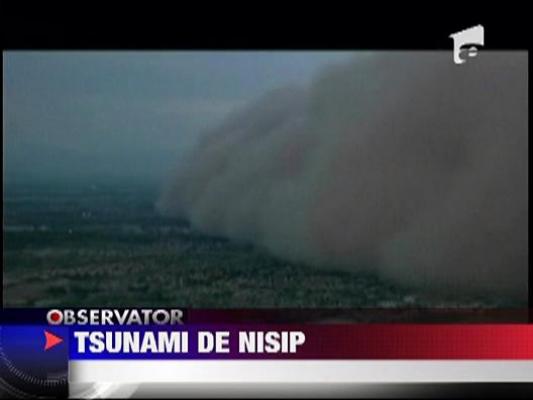 Tsunami de nisip in SUA