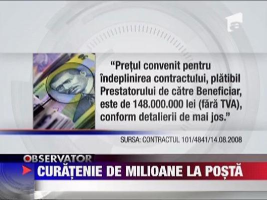 Curatenie de milioane de euro la Posta Romana