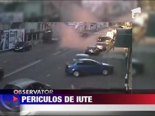 Accident spectaculos in Moscova