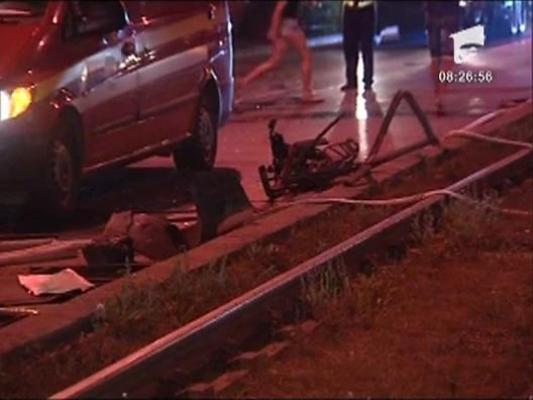 Accident spectaculos in Bucuresti