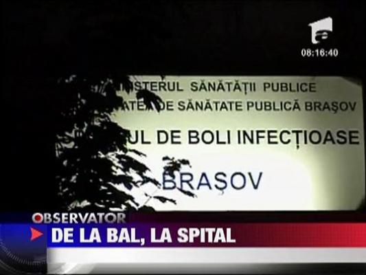 De la bal, la spital