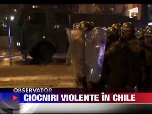 Ciocniri violente in Chile