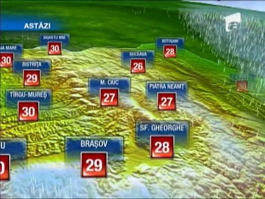 Cod galben de canicula pentru toate zonele tarii