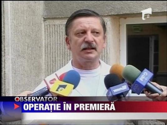 Operatie in premiera in Romania, la Maternitatea "Cuza Voda" din Iasi