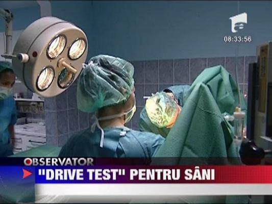 "Drive test" pentru sani