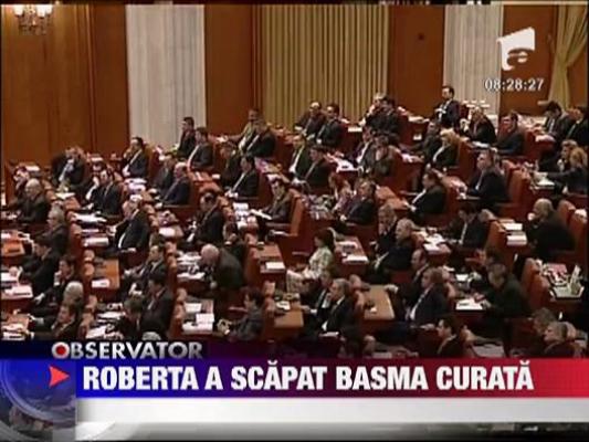 Roberta Anastase scapa de urmarirea penala