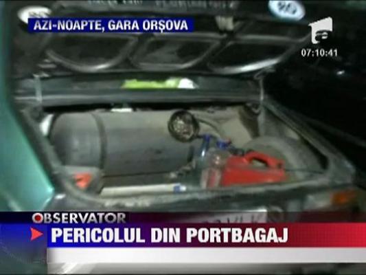 Pericol de explozie langa Gara din Orsova