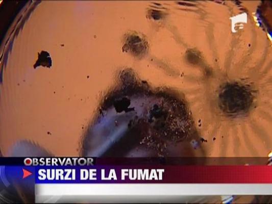 Fumatul pasiv afecteaza auzul!