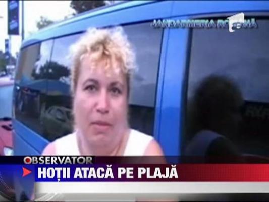 Hotii ataca ziua-n amiaza mare pe plaja