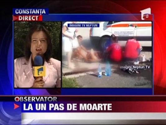 IMAGINI SOCANTE / Izbita violent de un bolid scapat de sub control