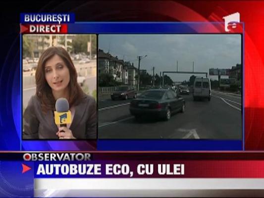 In Capitala autobuzele vor functiona cu ulei de gatit!