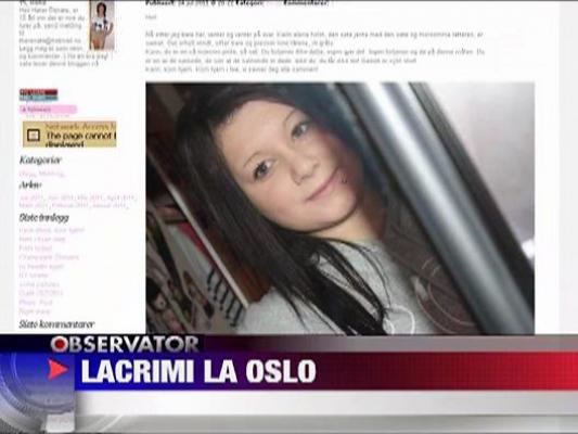 Romanca disparuta in urma masacrului din Norvegia