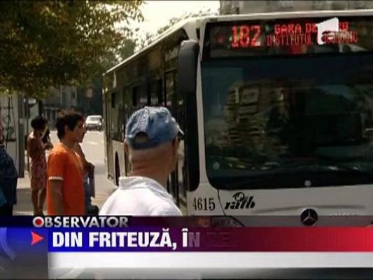 Noul combustibil al autobuzelor va fi luat din bucatariile restaurantelor