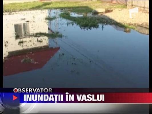 Inundatiile au creat probleme in Vaslui