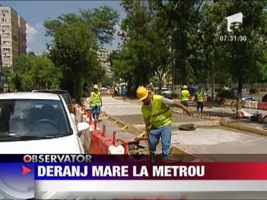 Deranj mare la metrou