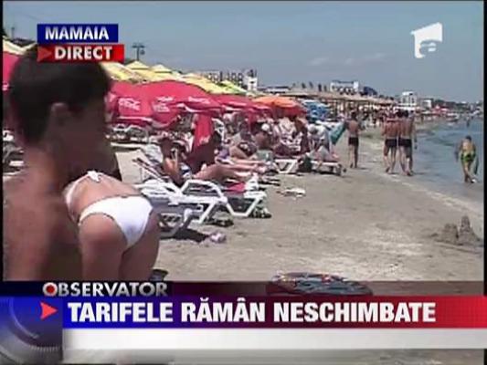 Tarifele raman neschimbate pe litoral