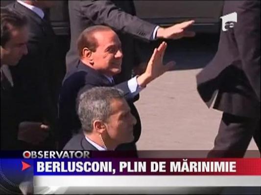 Silvio Berlusconi plateste taxele de studiu la trei tinere