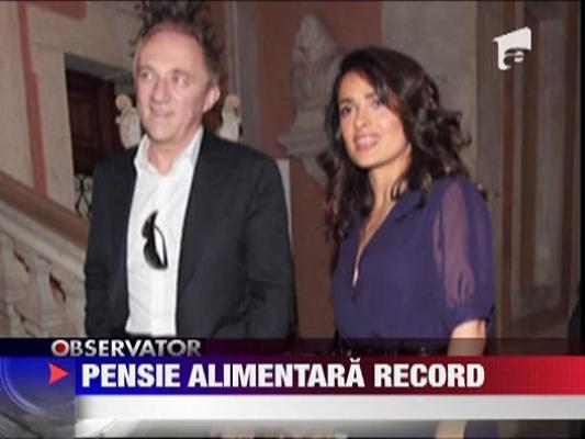 Pensie alimentara record