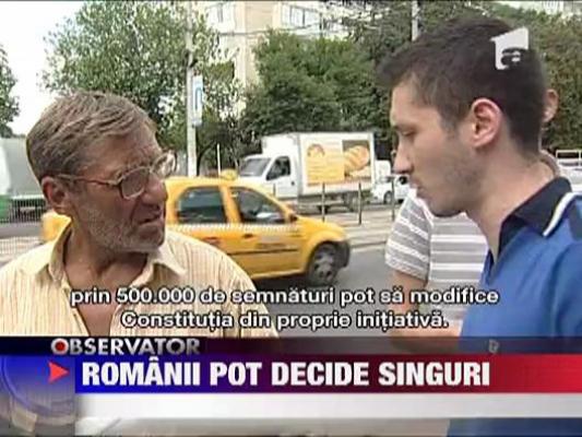 Nu trebuie sa fii parlamentar, presedinte sau ministru ca sa initiezi modificarea Constitutiei