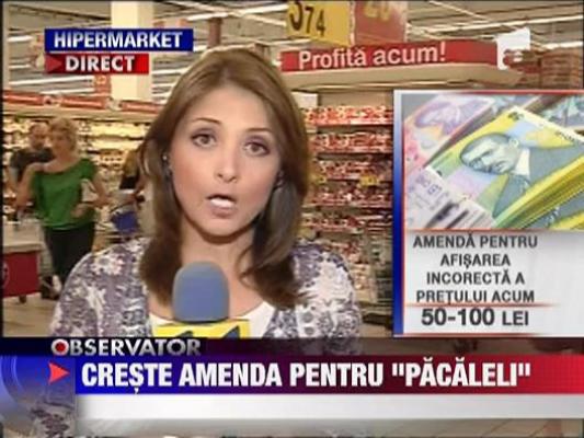 Amenzi duble pentru etichetarea incorecta a alimentelor si hainelor ‎