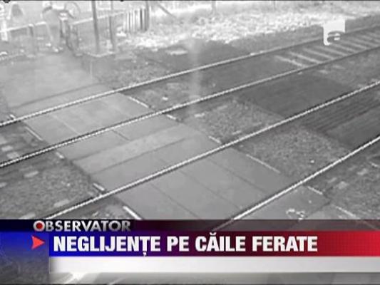 Neglijente pe caile ferate