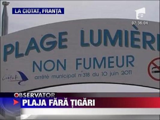 Fumatul interzis pe plaja