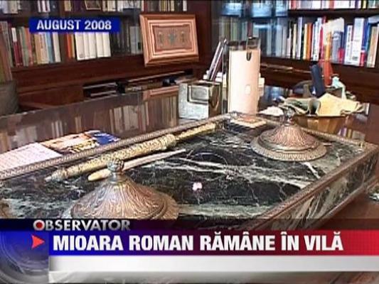 Mioara Roman a scapat de evacuare