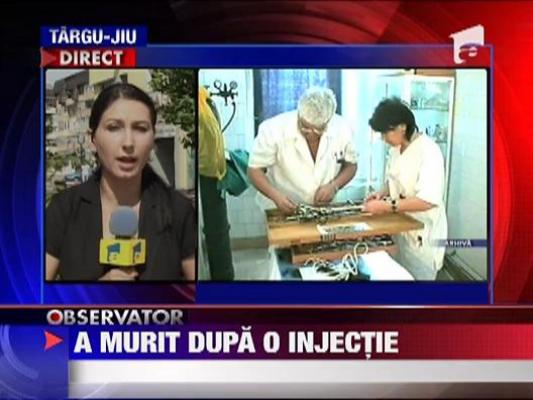 O tanara a murit in sectia ORL a unui spital din Targu-Jiu dupa o injectie