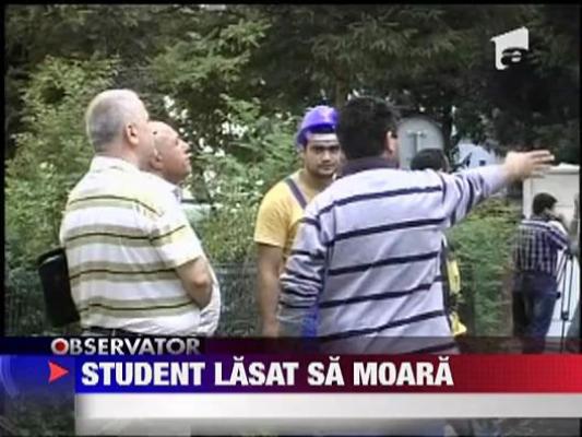 Student la medicina, ucis de nepasare