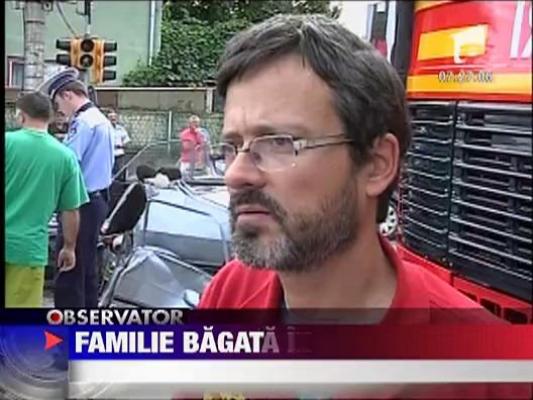 O soferita grabita a bagat in spital o familie