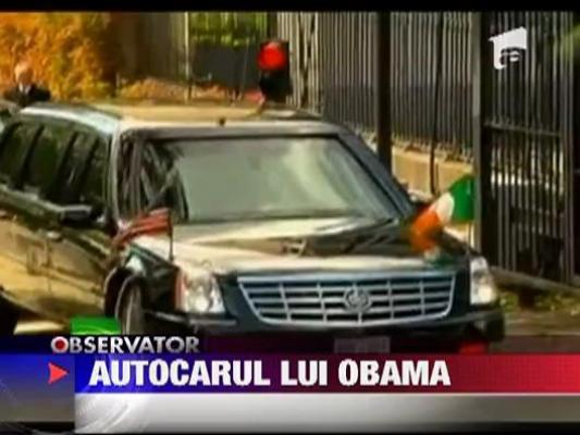 Autocar super securizat pentru Obama