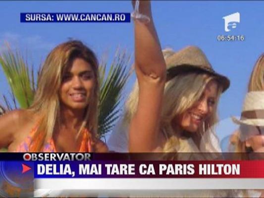 Delia Matache, mai tare ca Paris Hilton