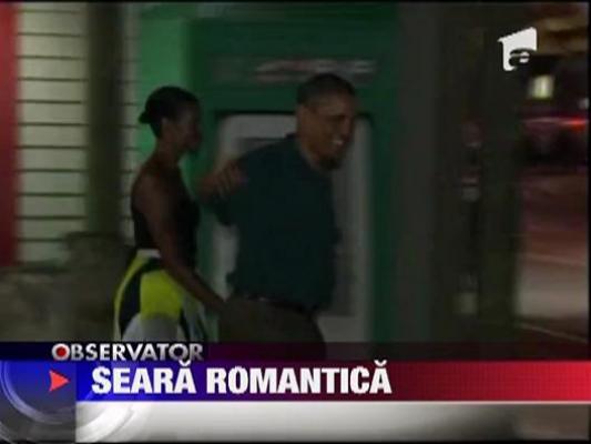 Seara romantica pentru Barack Obama