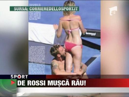 Daniele De Rossi si-a muscat iubita de fund pe plaja