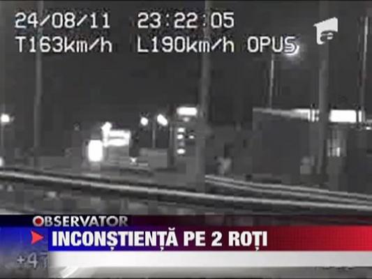 "Zbura" cu 190km/h prin oras