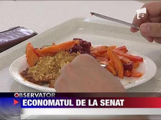 Restaurantul Senatului Romaniei, economatul alesilor