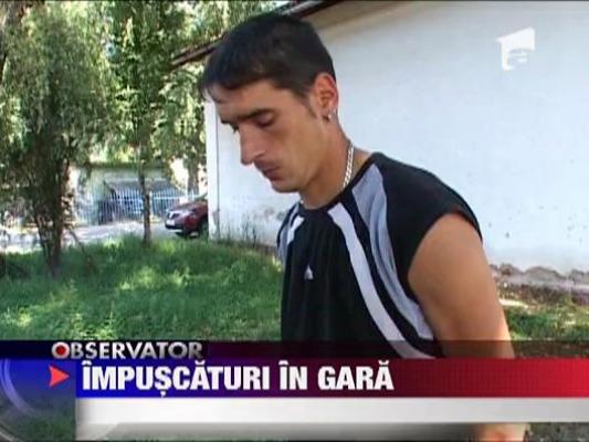 Scandal cu impuscaturi intr-o gara suceveana