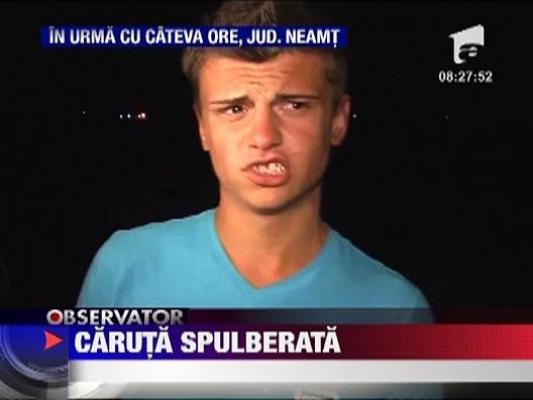 Caruta spulberata de un sofer beat