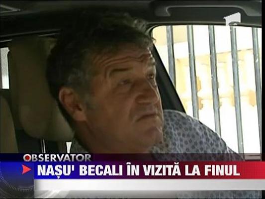 Nasul Becali s-a dus sa-l vada pe finul Borcea