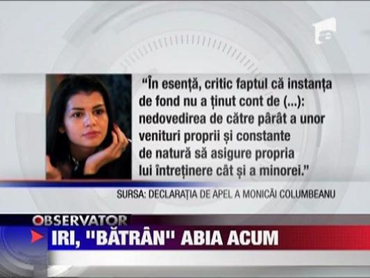 Monica Gabor nu renunta la Irina