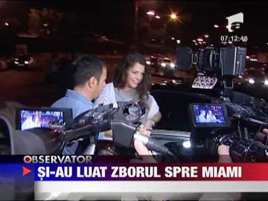 Cristi Borcea si proaspata sotie au plecat in luna de miere