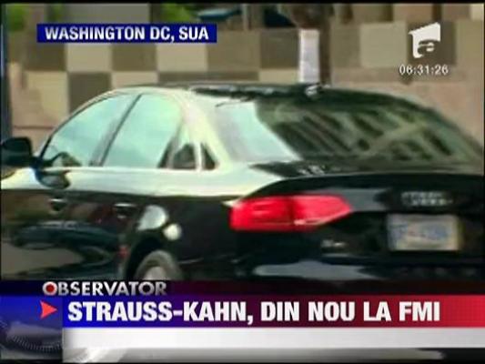 Dominiuue Strauss Kahn, din nou la FMI