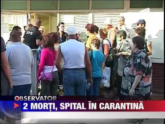 Focarul de infectie de la spitalul din Galati a mai facut o victima