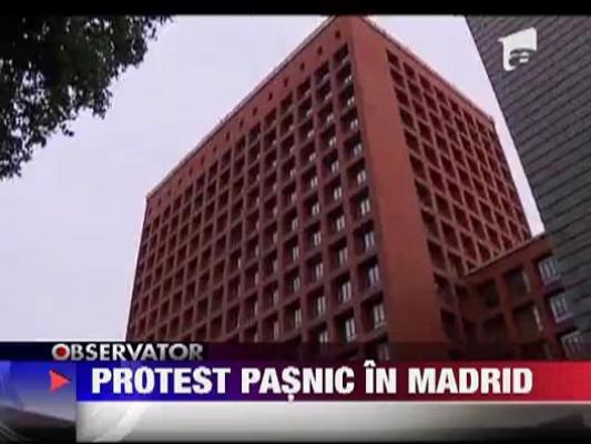 Protest pasnic in Madrid