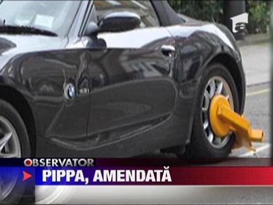 Pippa Middletona luat amenda pentru parcare ilegala