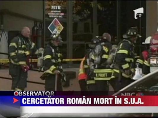 Cercetator roman mort in SUA