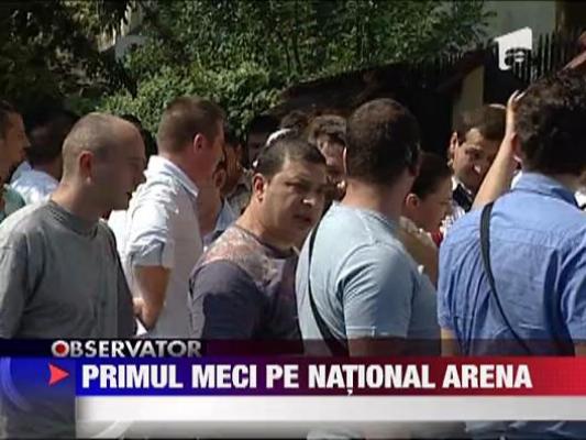 Primul meci pe National Arena