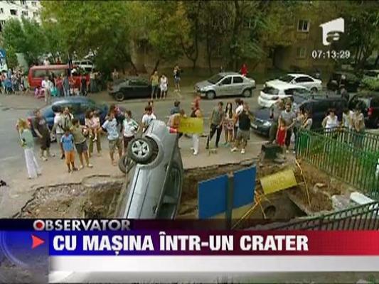 Accident demn de cascadorii rasului in Capitala