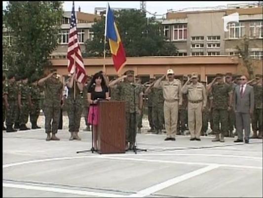 Heliport in curtea Spitalului Judetean Constanta, cadou de la americani