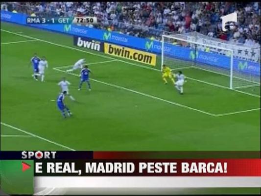 Real Madrid are pentru prima oara in ultimii 3 ani un avans de doua puncte fata de Barcelona